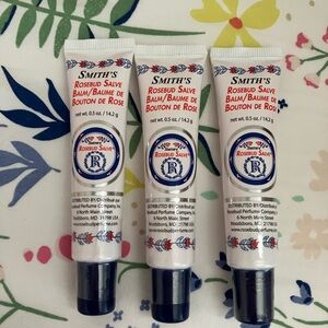 Smith's Rosebud Salve Balm Tubes Trio